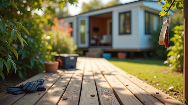 Installer une terrasse de mobil home : étapes et budget
