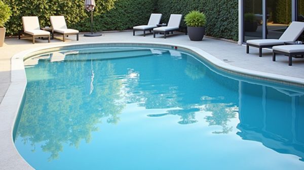 Piscine coque 8x4 arrondie : élégance et praticité réunies
