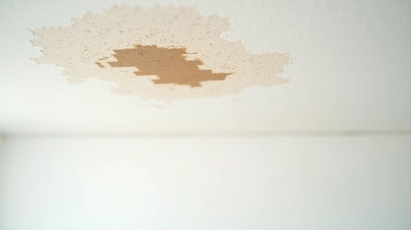 Placo gonflé et taches brunes au plafond : faut-il paniquer ?