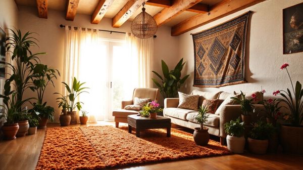 Top 5 matériaux naturels pour une décoration bohème réussie