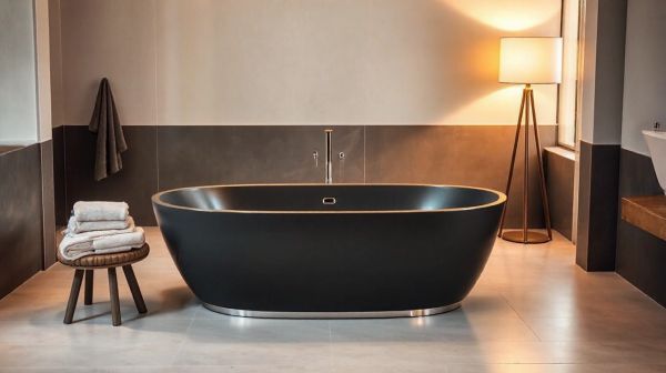 Top raisons d'adopter le mitigeur noir pour votre baignoire